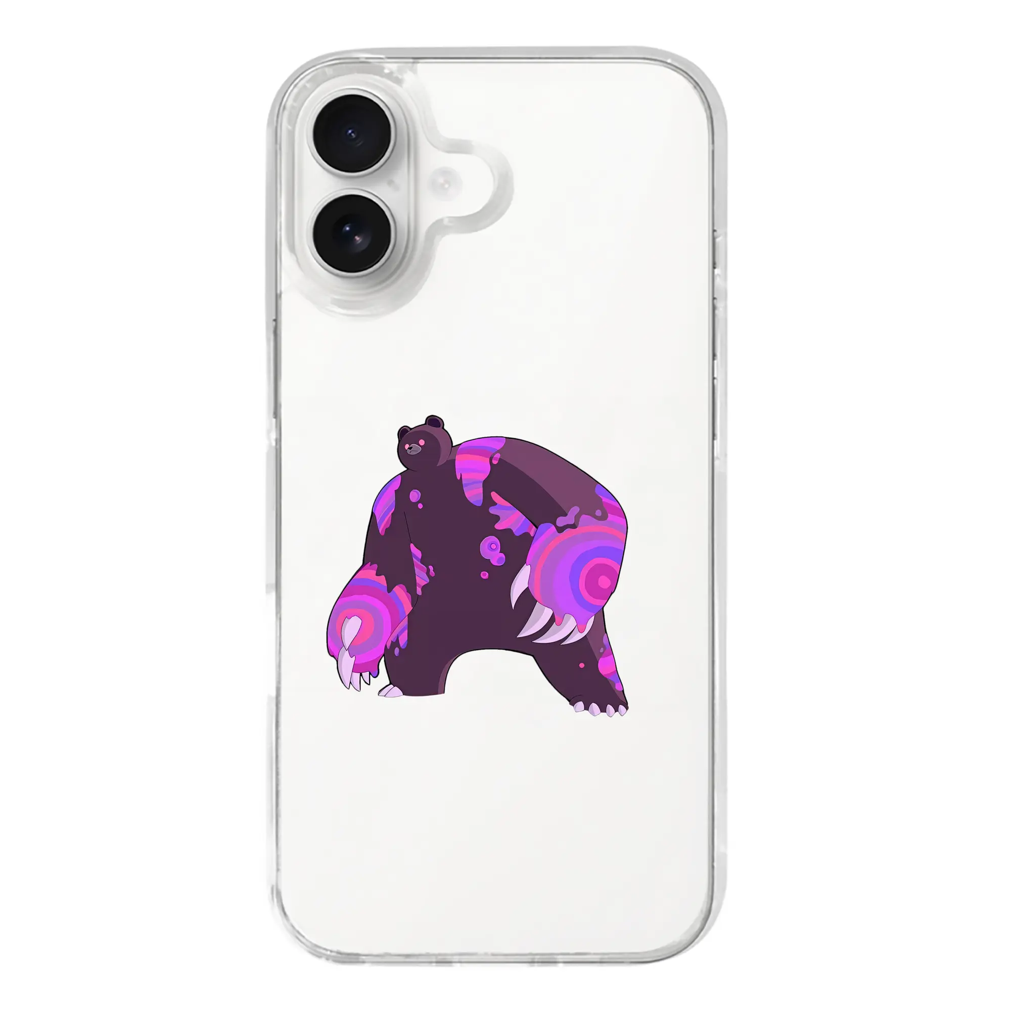 スプラトゥーン グッズ,クマサン - iPhone 17シリーズ 透明スマホケース – 薄型・耐衝撃・精密フィット保護カバー